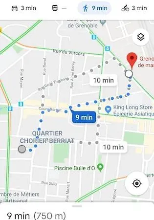 Avec Parking, Clim, Balcon, Proche Tram דירה גרנובל